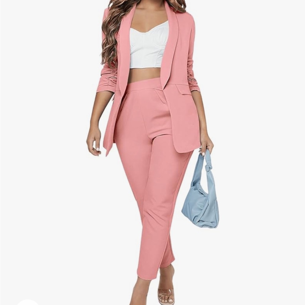 Pink suit